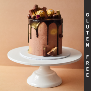 Gluten Free Chocolate Cake with Chocolate drip