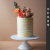 Spring vegan cake