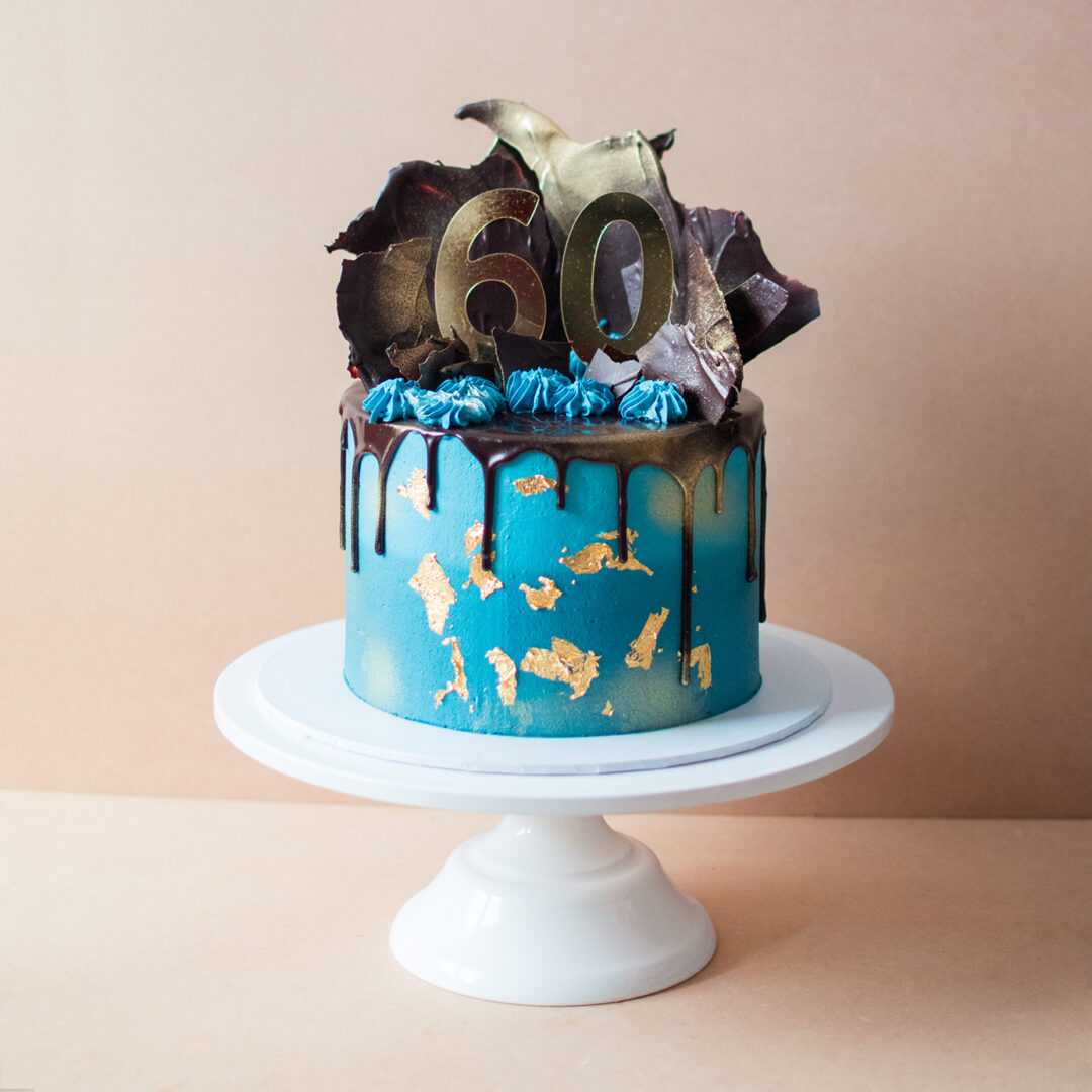 Two Tier Chocolate Drip Cake – Miss Cake
