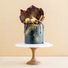 Black Drip Cake
