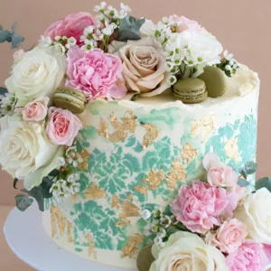 Alternative view of Emerald Garden Cake (Wedding Cake Edition)