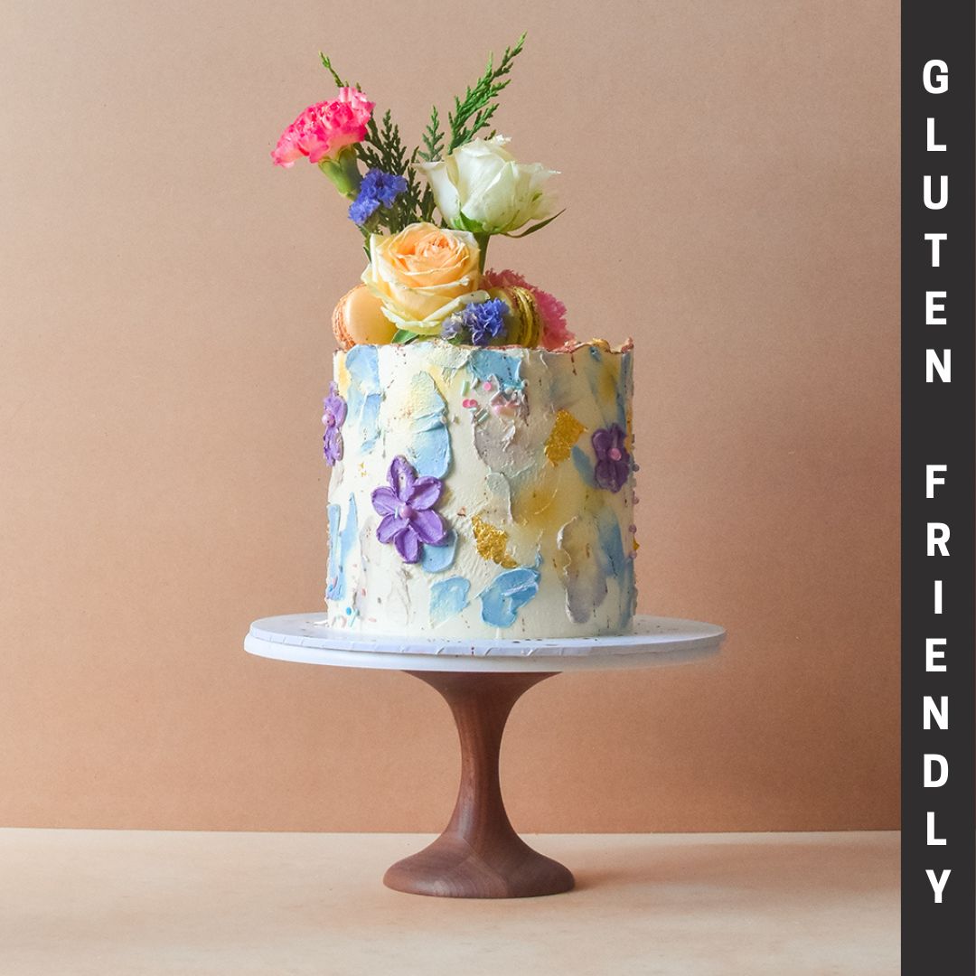 Periwinkle - Buttercream Flower Cake • Fantasy Cakes, Floral Cakes • Creme  Maison Bakery Singapore