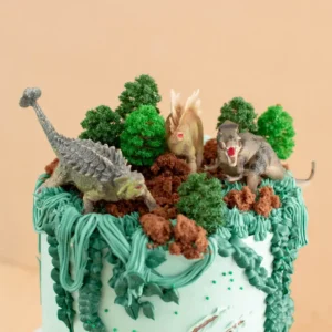 Alternative view of Dinosaur Birthday Cake